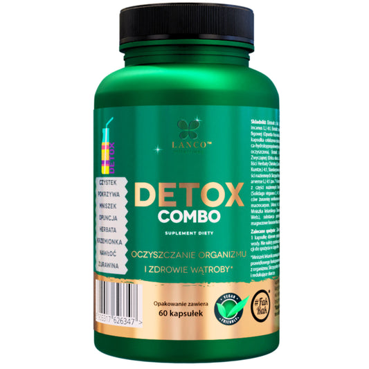 DETOX Combo - Oczyszczanie organizmu z toksyn i zdrowie wątroby - 60 kaps